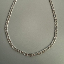 Colar Corrente Masculina 15/4 Elo 3x1 - 60cm