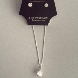 Conjunto Ponto de Luz Cristal