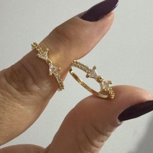 Anel Laço e Zircônias