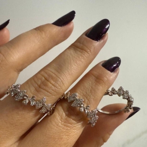 Anel Laços e Zircônias