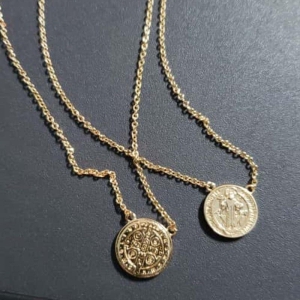 Colar Escapulário Elo Português São Bento