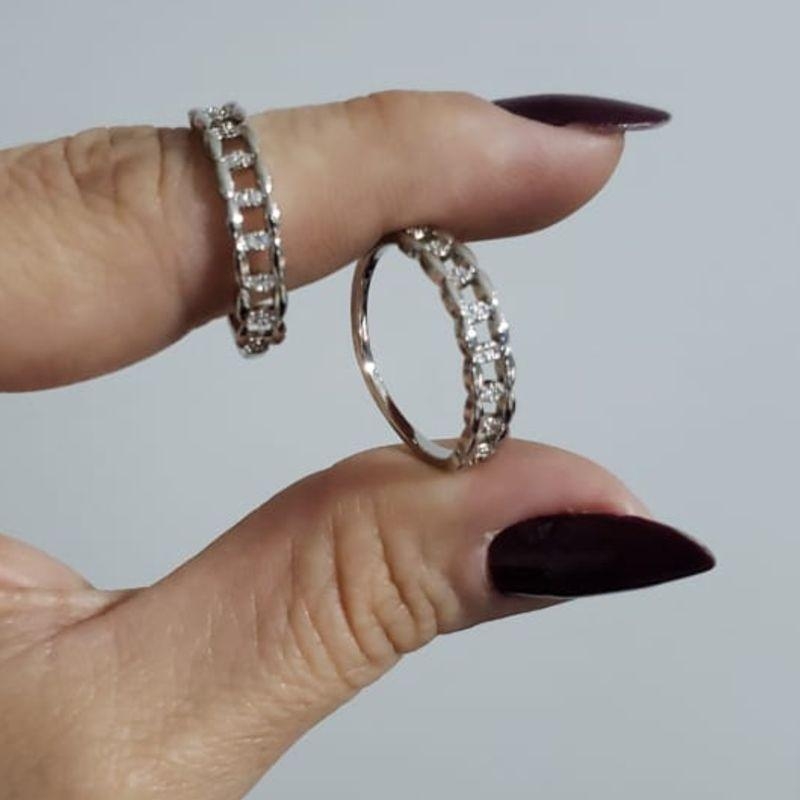 Anel Elos e Zircônias