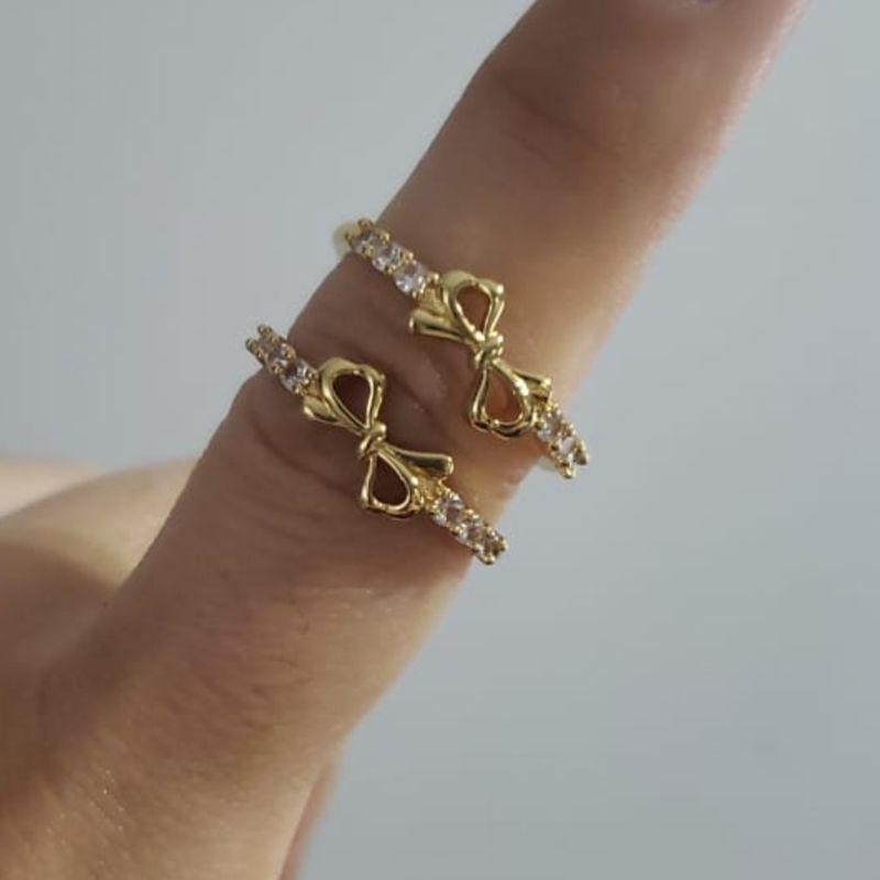 Anel Laço e Zircônias