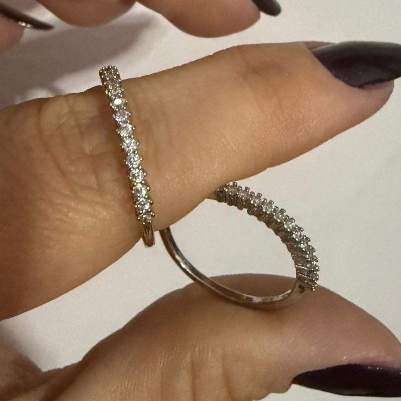 Anel Aparador Zircônias