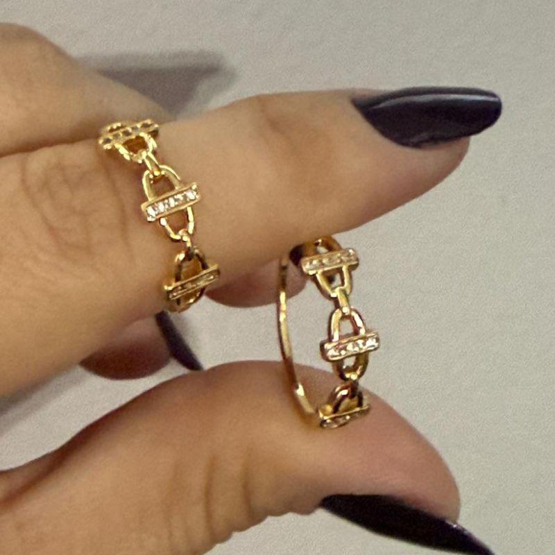 Anel Delicado Zircônias